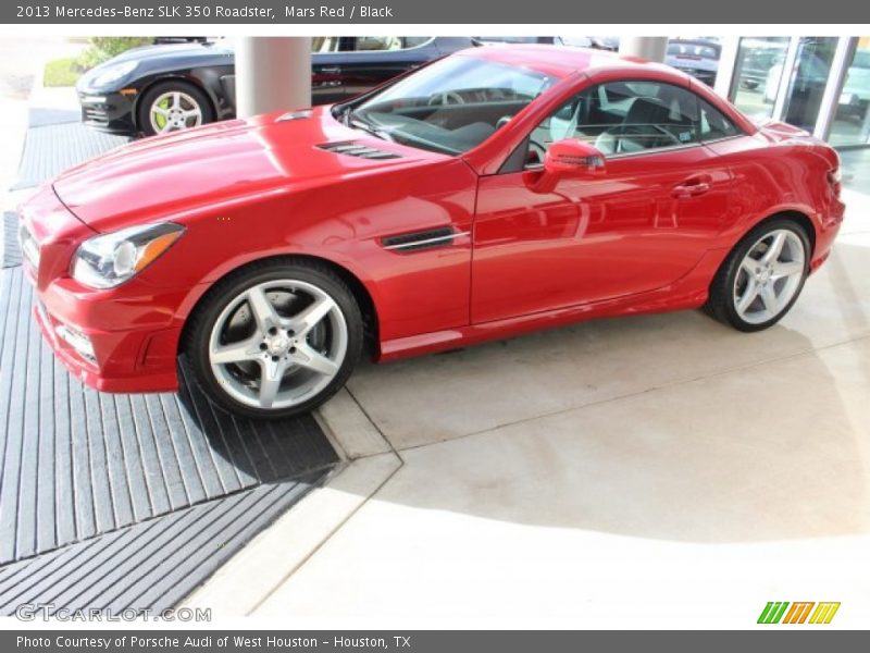 Mars Red / Black 2013 Mercedes-Benz SLK 350 Roadster