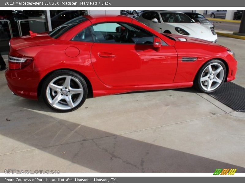 Mars Red / Black 2013 Mercedes-Benz SLK 350 Roadster
