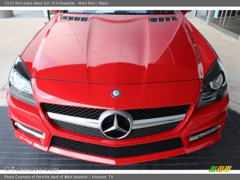 Mars Red / Black 2013 Mercedes-Benz SLK 350 Roadster