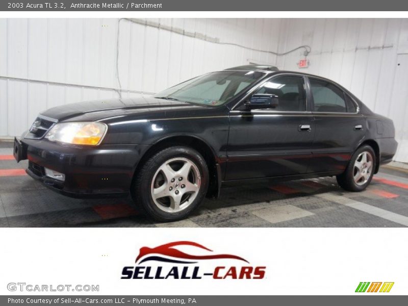 Anthracite Metallic / Parchment 2003 Acura TL 3.2