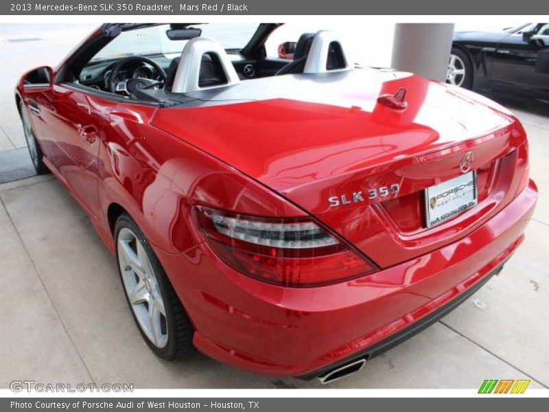 Mars Red / Black 2013 Mercedes-Benz SLK 350 Roadster