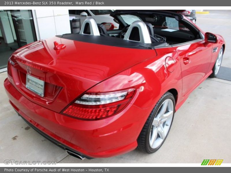 Mars Red / Black 2013 Mercedes-Benz SLK 350 Roadster