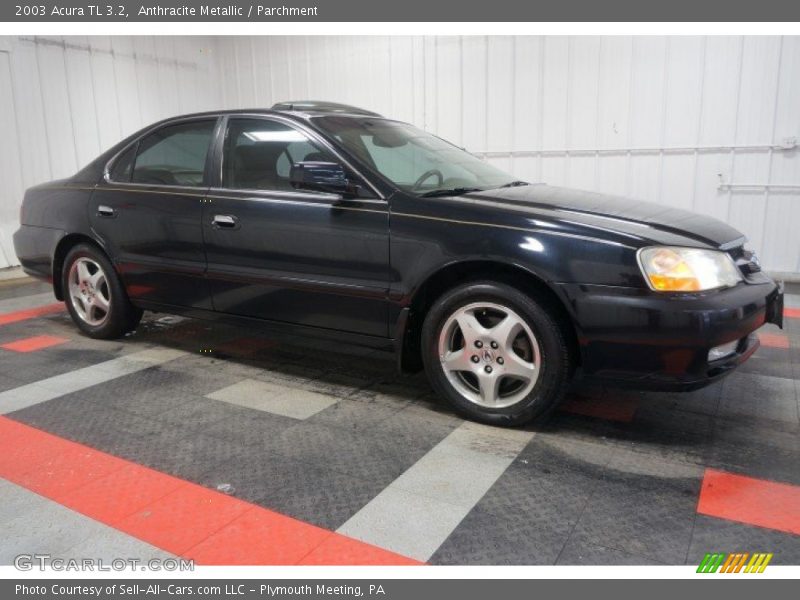 Anthracite Metallic / Parchment 2003 Acura TL 3.2