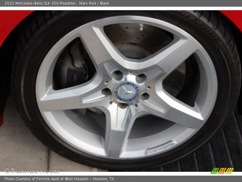 Mars Red / Black 2013 Mercedes-Benz SLK 350 Roadster