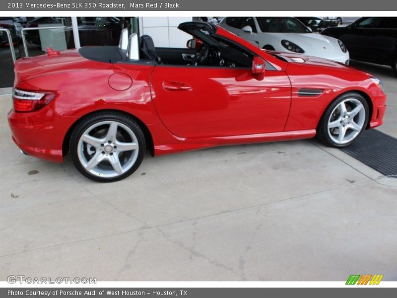 Mars Red / Black 2013 Mercedes-Benz SLK 350 Roadster
