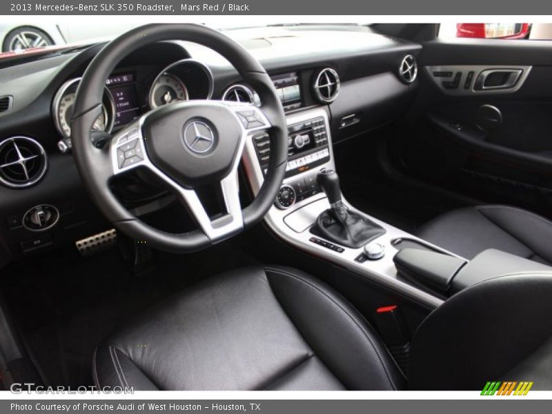Mars Red / Black 2013 Mercedes-Benz SLK 350 Roadster