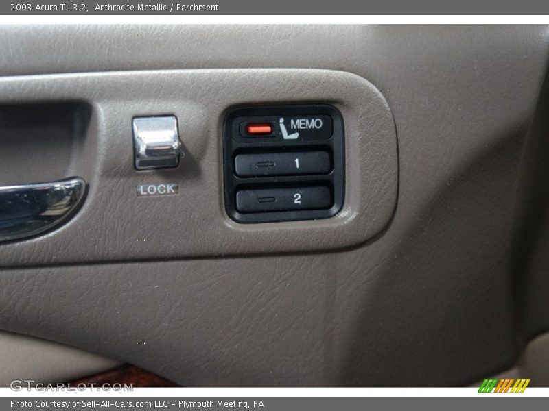 Anthracite Metallic / Parchment 2003 Acura TL 3.2