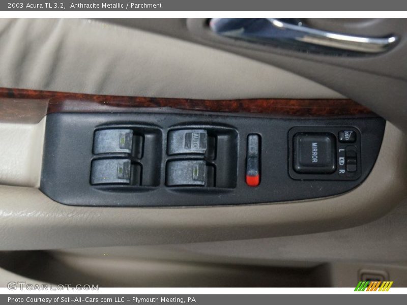 Anthracite Metallic / Parchment 2003 Acura TL 3.2