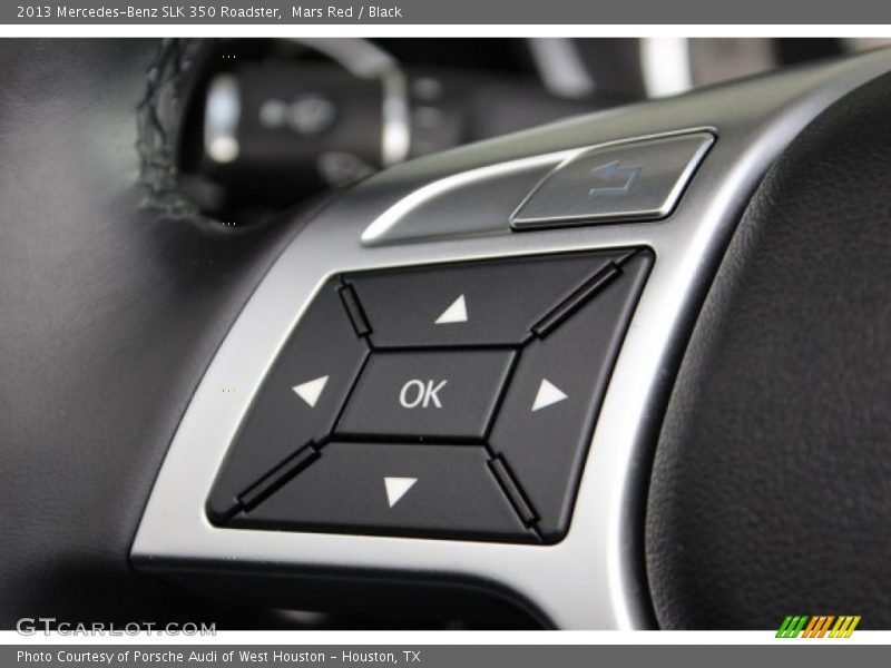 Mars Red / Black 2013 Mercedes-Benz SLK 350 Roadster