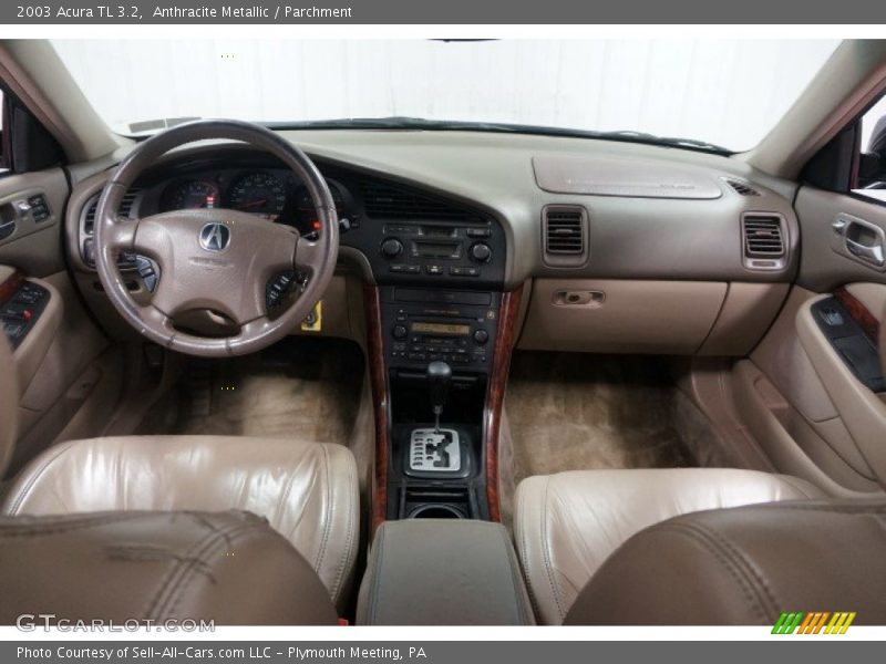 Anthracite Metallic / Parchment 2003 Acura TL 3.2