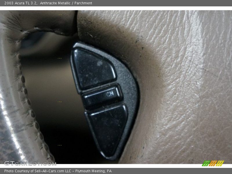 Anthracite Metallic / Parchment 2003 Acura TL 3.2
