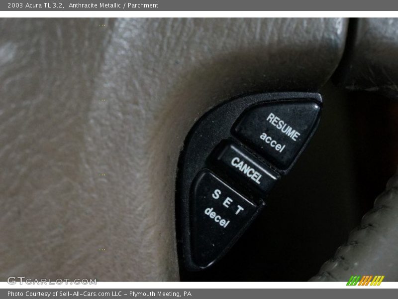 Anthracite Metallic / Parchment 2003 Acura TL 3.2