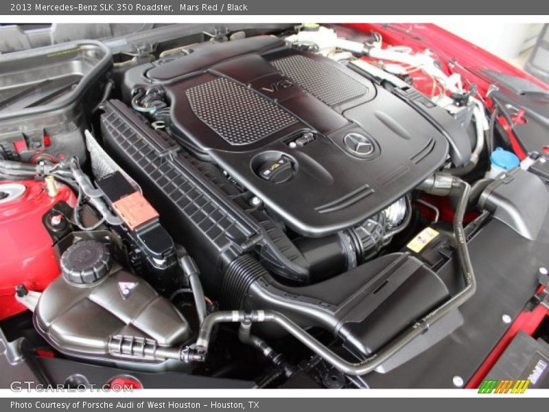 Mars Red / Black 2013 Mercedes-Benz SLK 350 Roadster