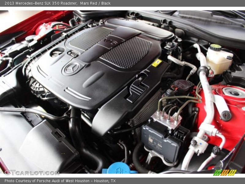 Mars Red / Black 2013 Mercedes-Benz SLK 350 Roadster