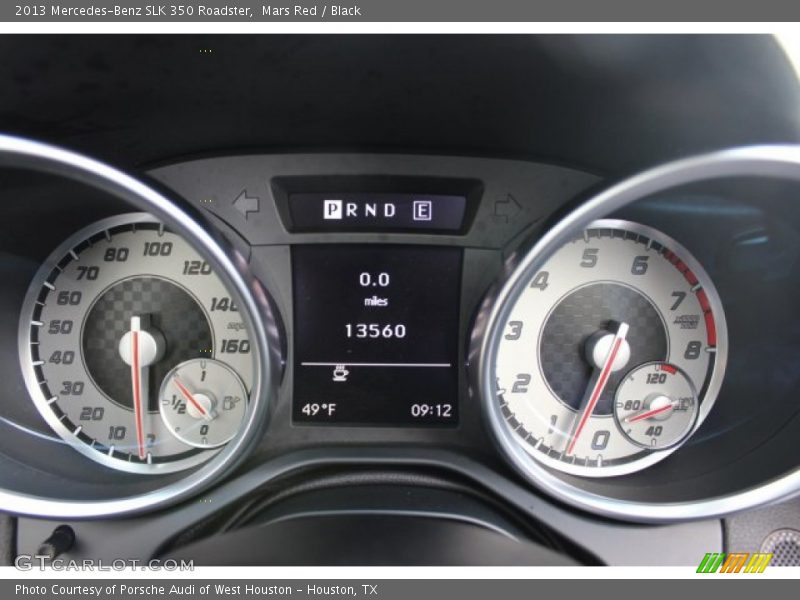 Mars Red / Black 2013 Mercedes-Benz SLK 350 Roadster