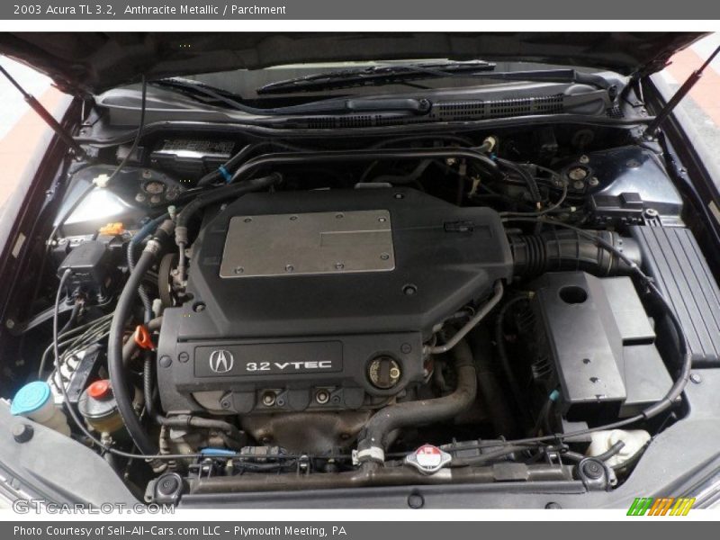 Anthracite Metallic / Parchment 2003 Acura TL 3.2