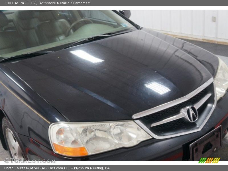 Anthracite Metallic / Parchment 2003 Acura TL 3.2