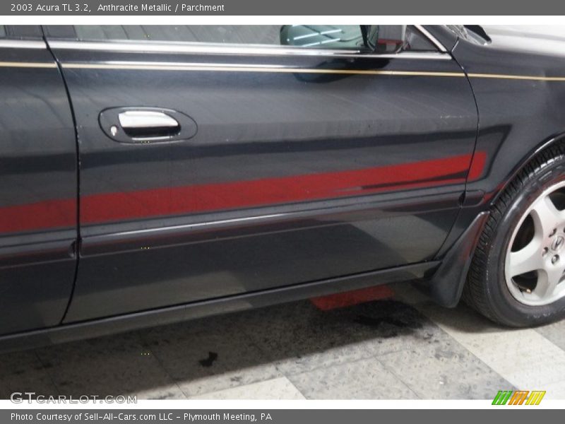Anthracite Metallic / Parchment 2003 Acura TL 3.2