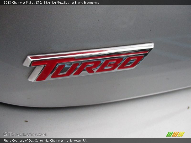 Silver Ice Metallic / Jet Black/Brownstone 2013 Chevrolet Malibu LTZ