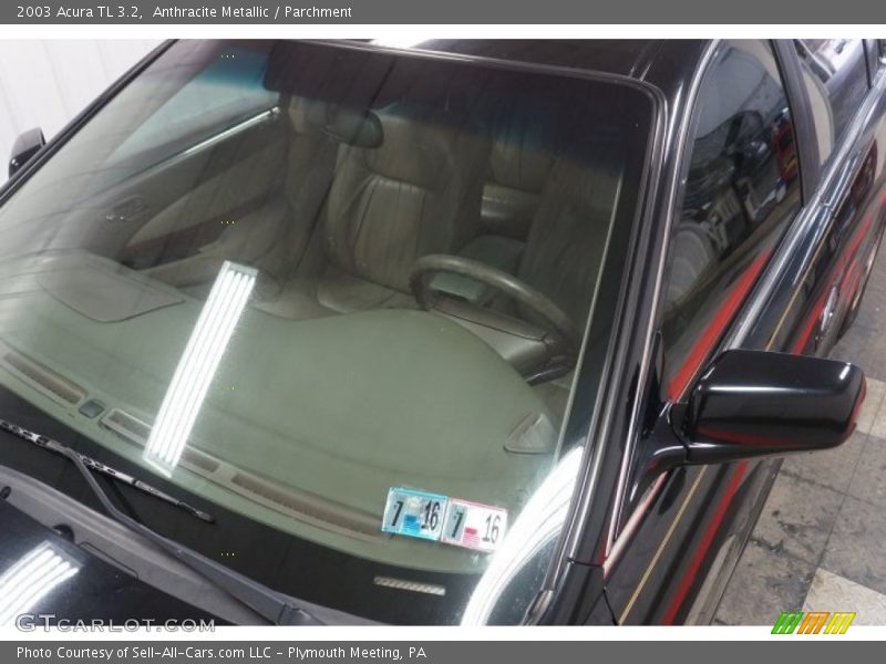 Anthracite Metallic / Parchment 2003 Acura TL 3.2