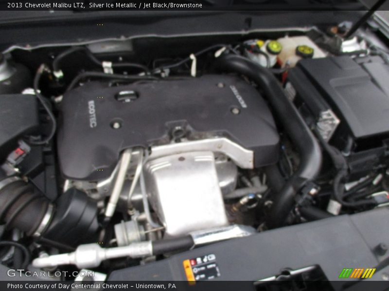 Silver Ice Metallic / Jet Black/Brownstone 2013 Chevrolet Malibu LTZ