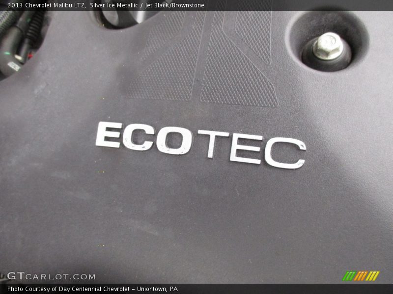 Silver Ice Metallic / Jet Black/Brownstone 2013 Chevrolet Malibu LTZ