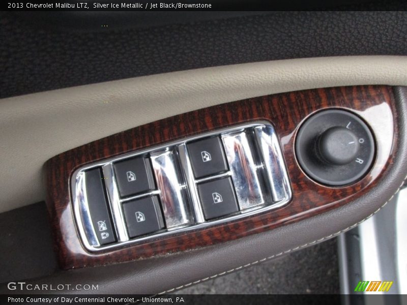 Silver Ice Metallic / Jet Black/Brownstone 2013 Chevrolet Malibu LTZ