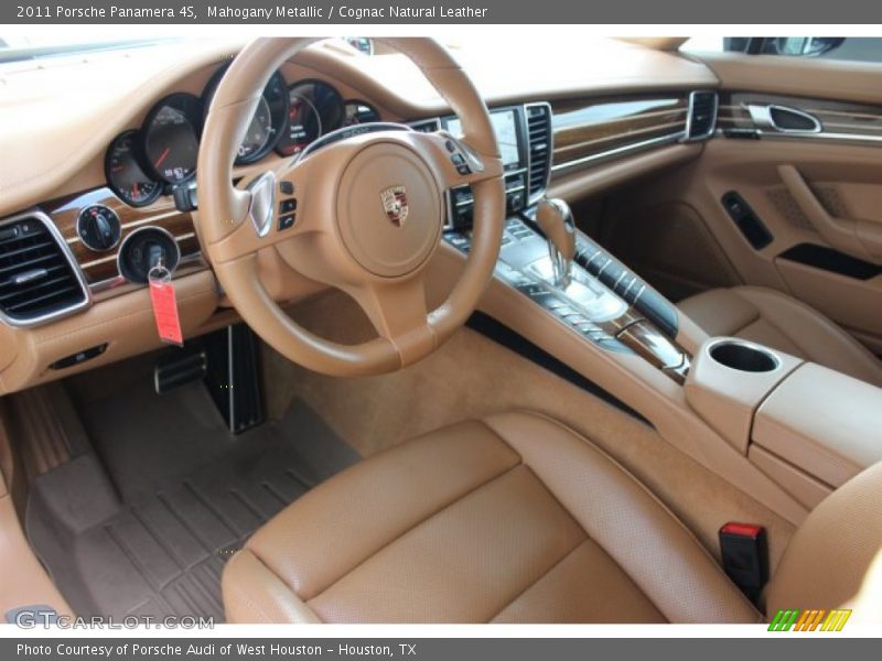 Mahogany Metallic / Cognac Natural Leather 2011 Porsche Panamera 4S
