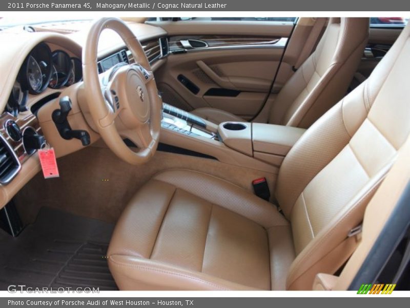 Mahogany Metallic / Cognac Natural Leather 2011 Porsche Panamera 4S
