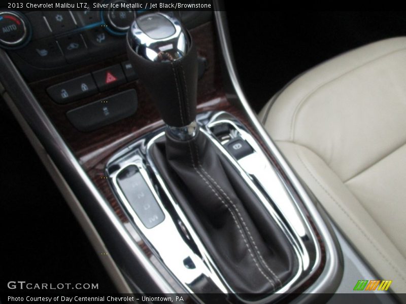 Silver Ice Metallic / Jet Black/Brownstone 2013 Chevrolet Malibu LTZ