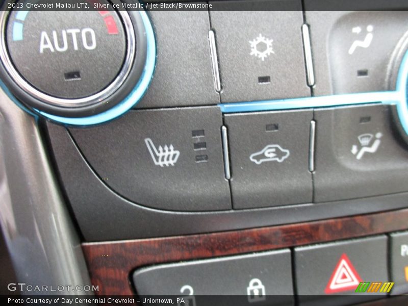 Silver Ice Metallic / Jet Black/Brownstone 2013 Chevrolet Malibu LTZ