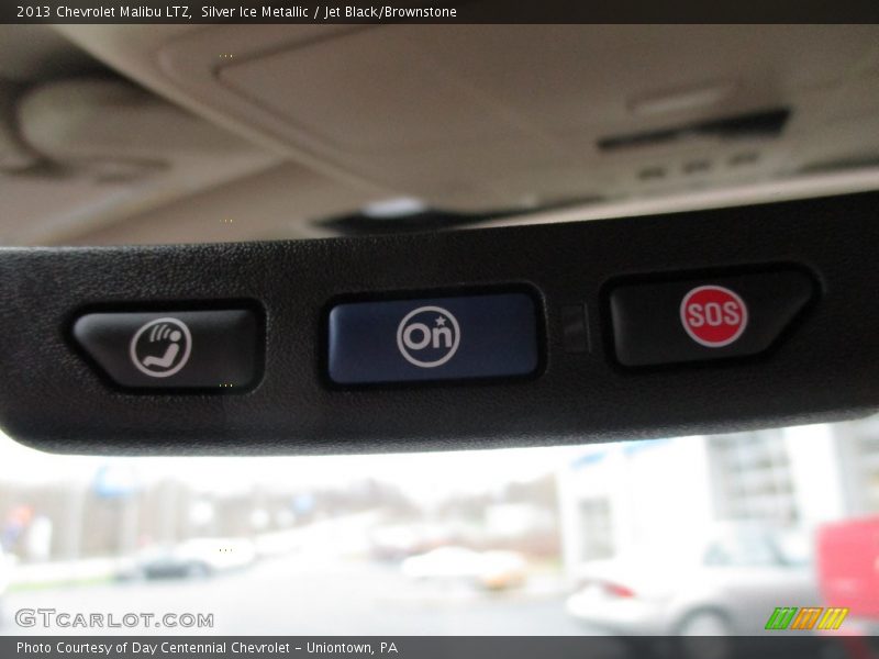 Silver Ice Metallic / Jet Black/Brownstone 2013 Chevrolet Malibu LTZ