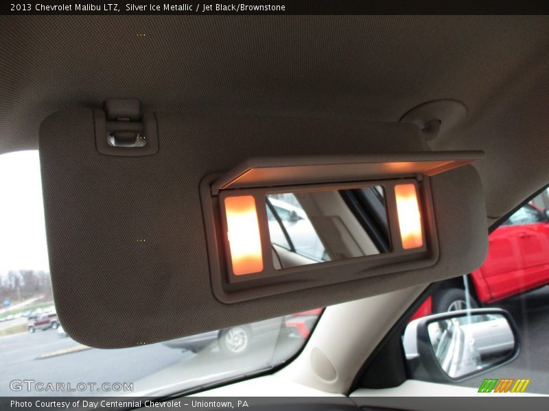 Silver Ice Metallic / Jet Black/Brownstone 2013 Chevrolet Malibu LTZ