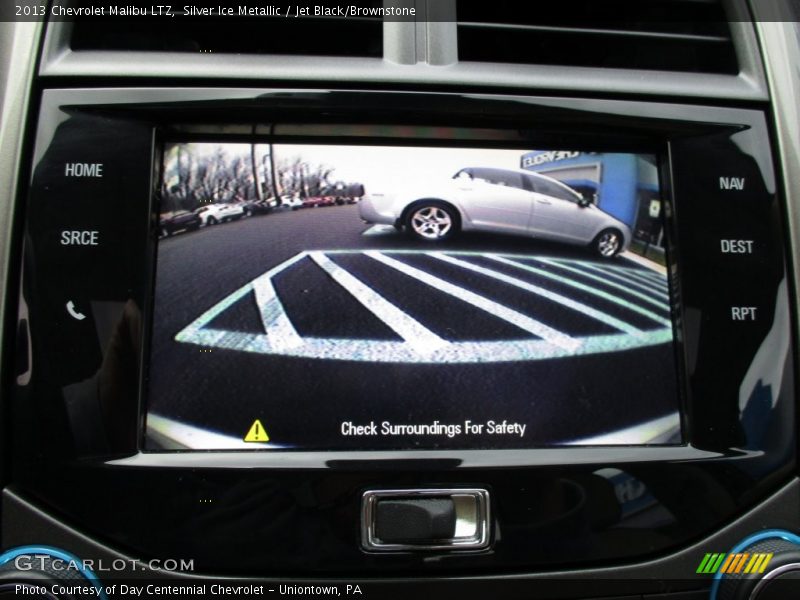 Silver Ice Metallic / Jet Black/Brownstone 2013 Chevrolet Malibu LTZ