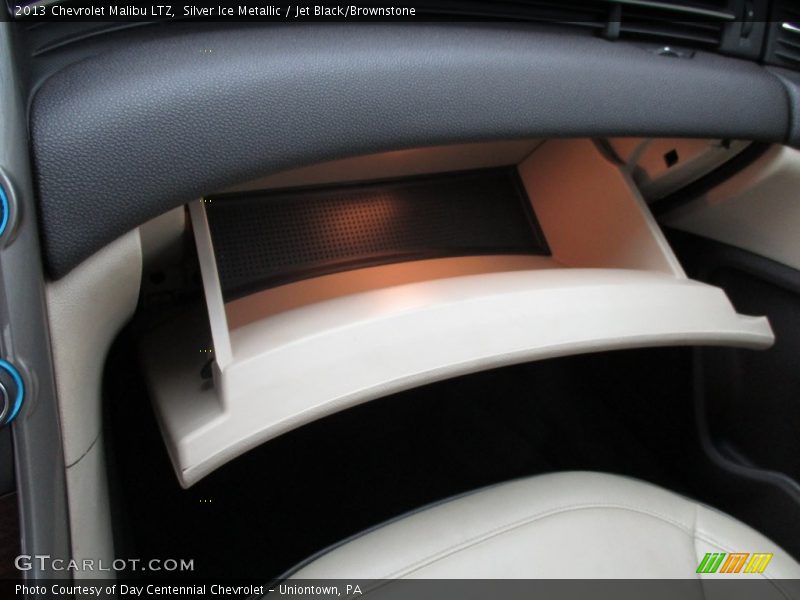 Silver Ice Metallic / Jet Black/Brownstone 2013 Chevrolet Malibu LTZ