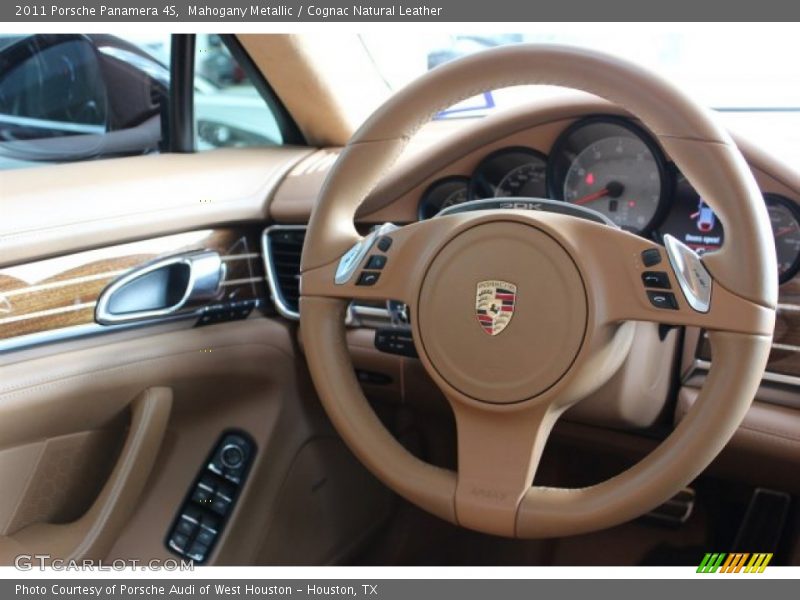 Mahogany Metallic / Cognac Natural Leather 2011 Porsche Panamera 4S