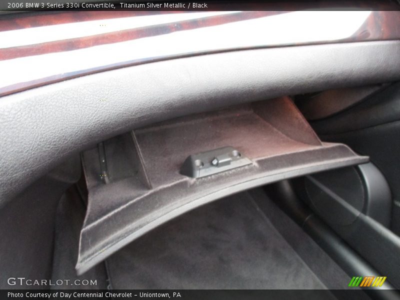 Titanium Silver Metallic / Black 2006 BMW 3 Series 330i Convertible