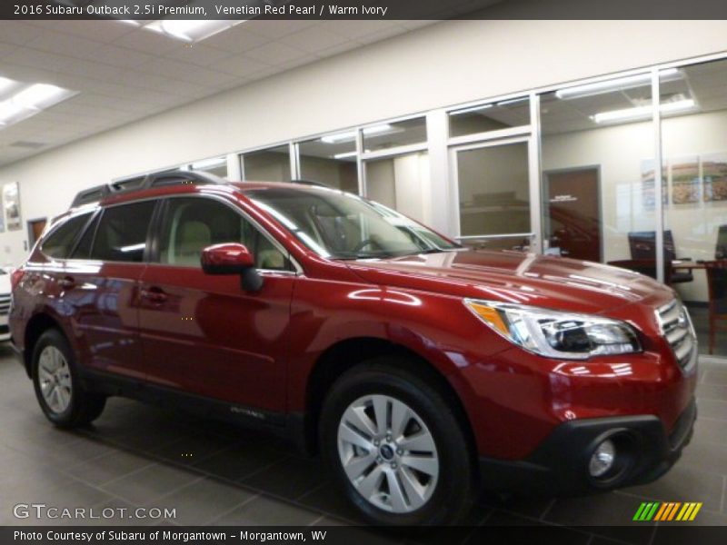 Venetian Red Pearl / Warm Ivory 2016 Subaru Outback 2.5i Premium