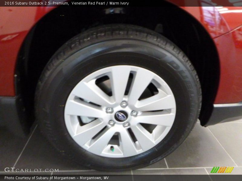 Venetian Red Pearl / Warm Ivory 2016 Subaru Outback 2.5i Premium