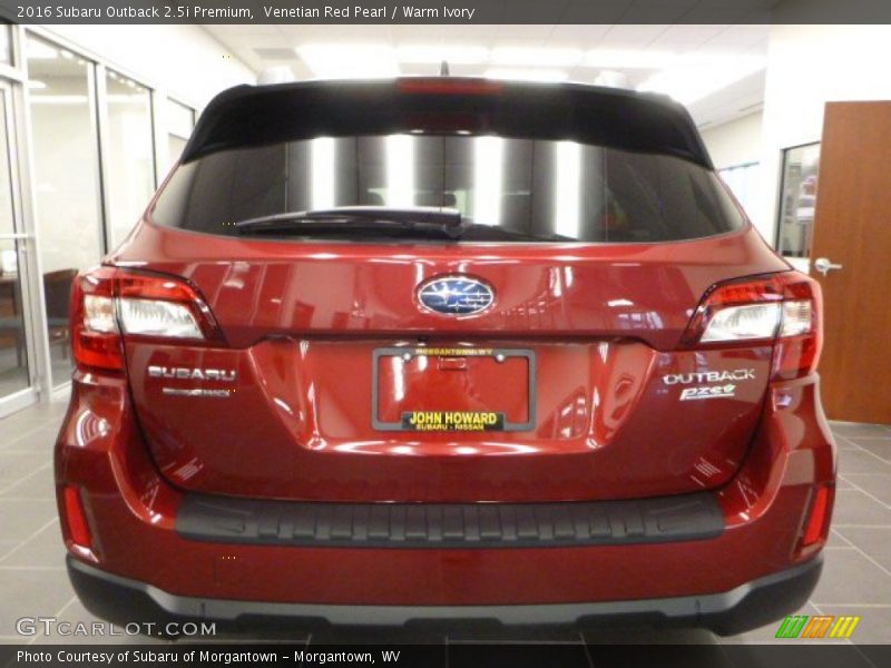 Venetian Red Pearl / Warm Ivory 2016 Subaru Outback 2.5i Premium
