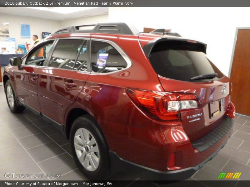 Venetian Red Pearl / Warm Ivory 2016 Subaru Outback 2.5i Premium