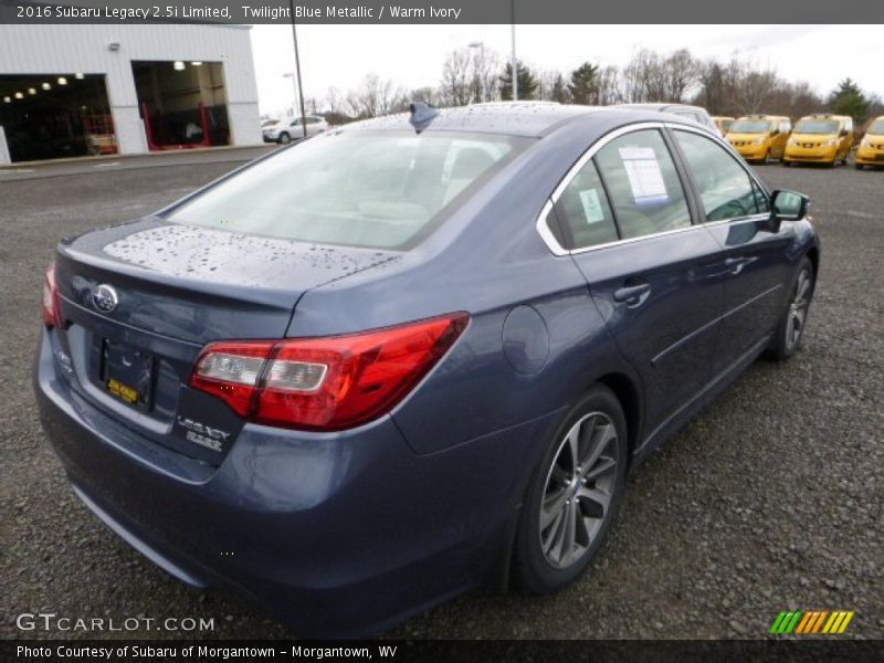Twilight Blue Metallic / Warm Ivory 2016 Subaru Legacy 2.5i Limited