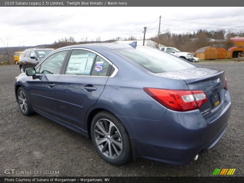 Twilight Blue Metallic / Warm Ivory 2016 Subaru Legacy 2.5i Limited