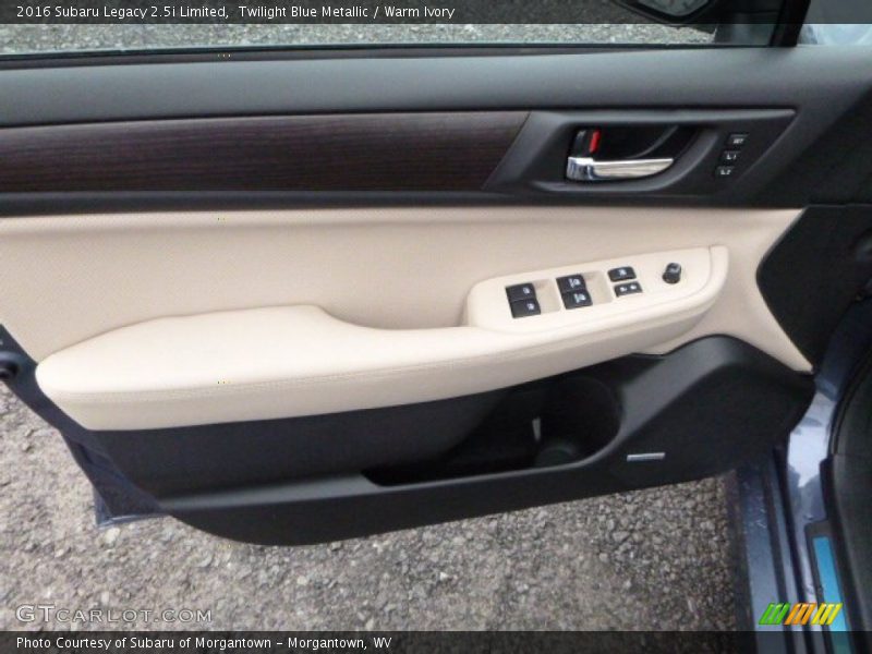 Twilight Blue Metallic / Warm Ivory 2016 Subaru Legacy 2.5i Limited