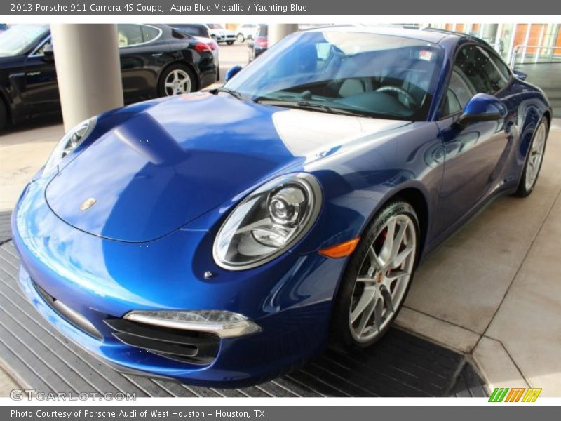 Aqua Blue Metallic / Yachting Blue 2013 Porsche 911 Carrera 4S Coupe