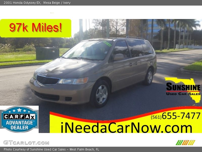 Mesa Beige / Ivory 2001 Honda Odyssey EX