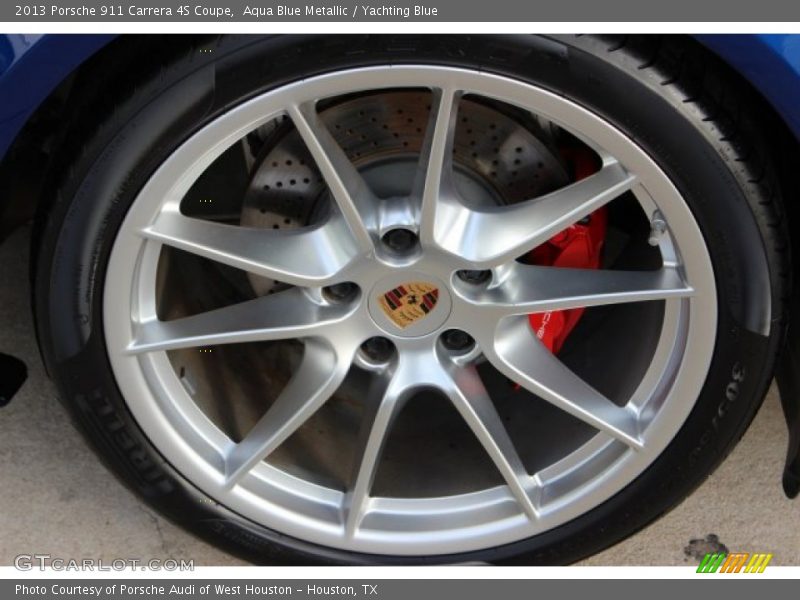 Aqua Blue Metallic / Yachting Blue 2013 Porsche 911 Carrera 4S Coupe