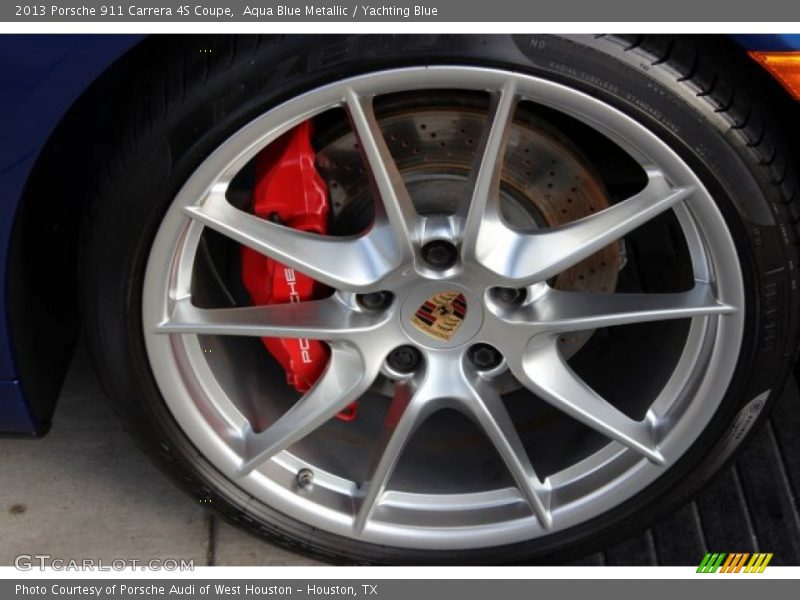 Aqua Blue Metallic / Yachting Blue 2013 Porsche 911 Carrera 4S Coupe