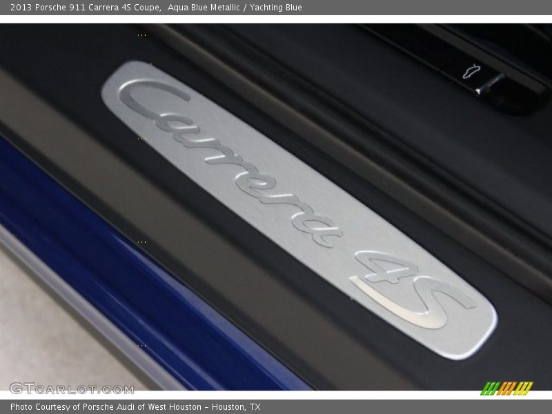 Aqua Blue Metallic / Yachting Blue 2013 Porsche 911 Carrera 4S Coupe
