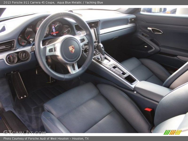Aqua Blue Metallic / Yachting Blue 2013 Porsche 911 Carrera 4S Coupe